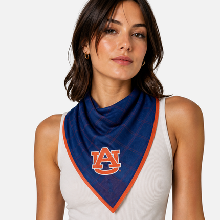 Auburn Tigers Reversible Snap Scarf