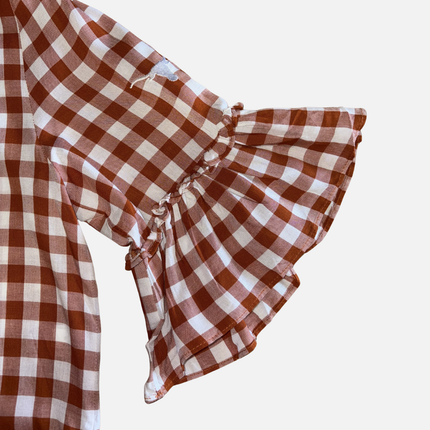 Texas Longhorns Finley Ruffle Top