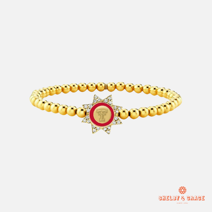 Texas Tech Red Raiders Begonia Bracelet
