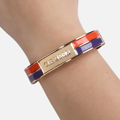 Clemson Tigers 2 Tone Bangle