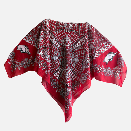 Arkansas Razorbacks Lily Scarf Poncho
