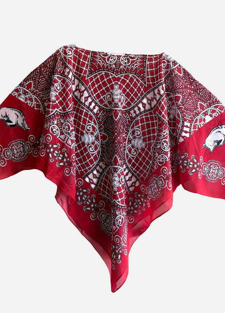 Arkansas Razorbacks Lily Scarf Poncho