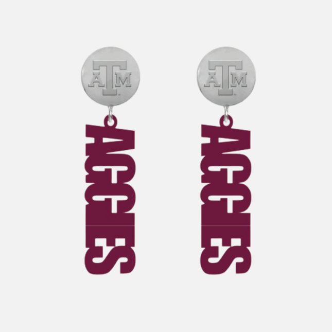Texas A&M Aggies Wilson Earrings