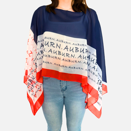 Auburn Tigers Peyton Scarf Poncho