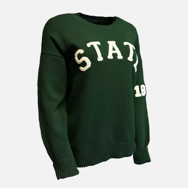 Michigan State Spartans Tide V-Neck Logo Sweater