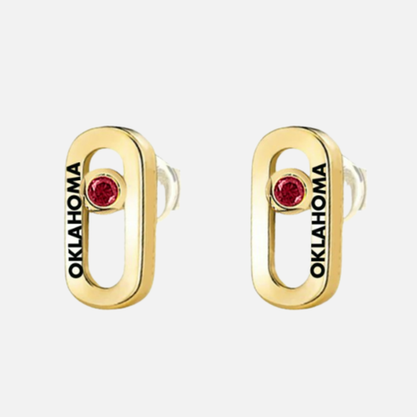 Oklahoma Sooners Allium Earrings