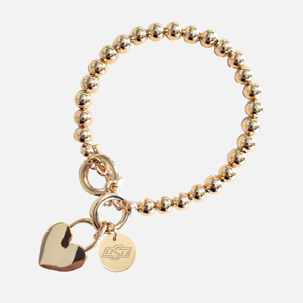 Oklahoma State Cowboys Kennedy Charm Bracelet