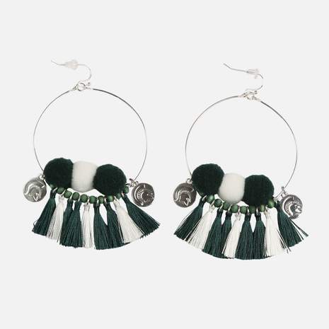 Michigan State Spartans Multi Tassel Earrings