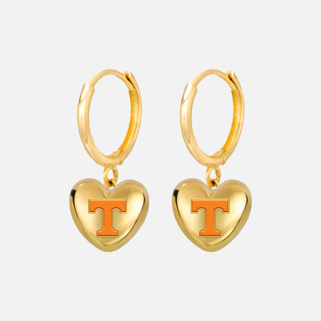 Tennessee Volunteers Hibiscus Earrings