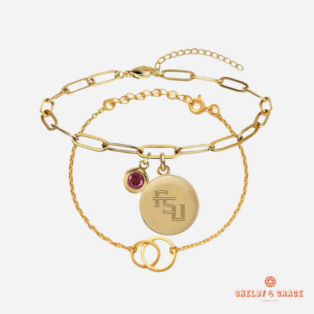Florida State Seminoles Jacaranda Bracelet Set