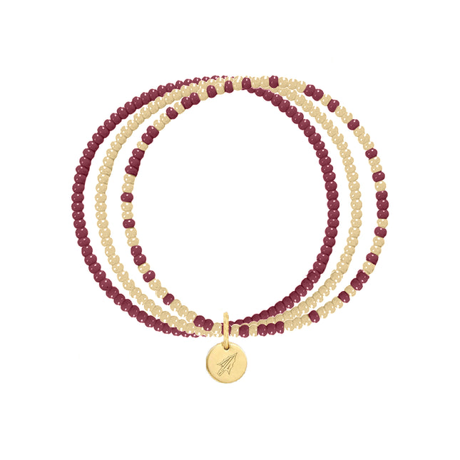 Florida State Seminoles Loire Hand Beaded Bracelet
