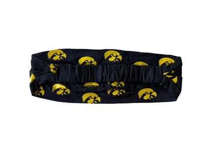 Iowa Hawkeyes Black Headband