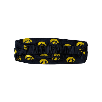 Iowa Hawkeyes Black Headband