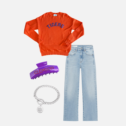 Clemson Tigers Darby Sweater "TIGERS"