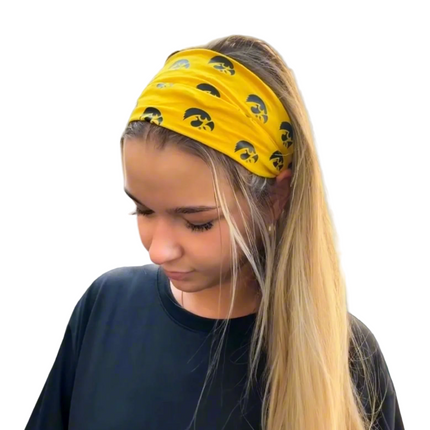 Iowa Hawkeyes Yellow Headband