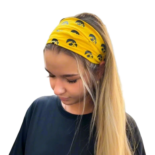 Iowa Hawkeyes Yellow Headband