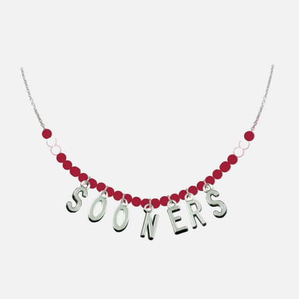 Oklahoma Sooners Bristol Team Necklace