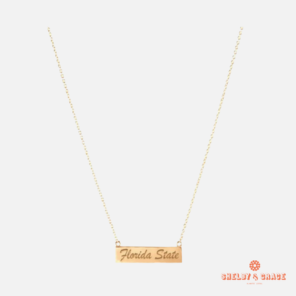 Florida State Seminoles Valentina Necklace