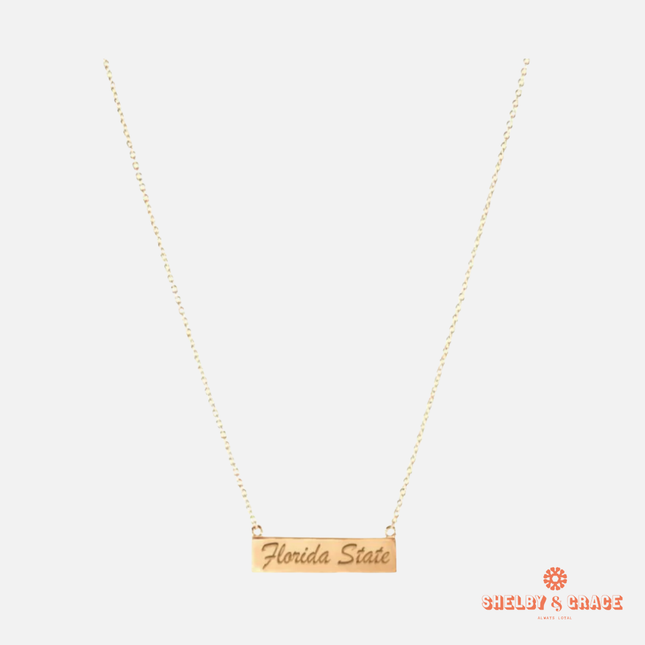 Florida State Seminoles Valentina Necklace