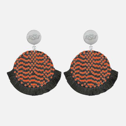 Oklahoma State Cowboys Hand Beaded Remi Earrings