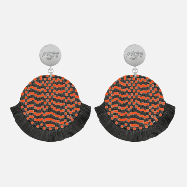 Oklahoma State Cowboys Hand Beaded Remi Earrings