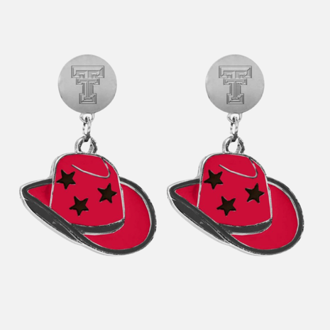 Texas Tech Red Raiders Stetson Earrings