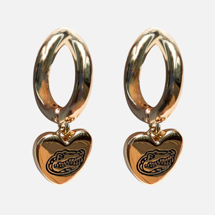 Florida Gators Hibiscus Earrings