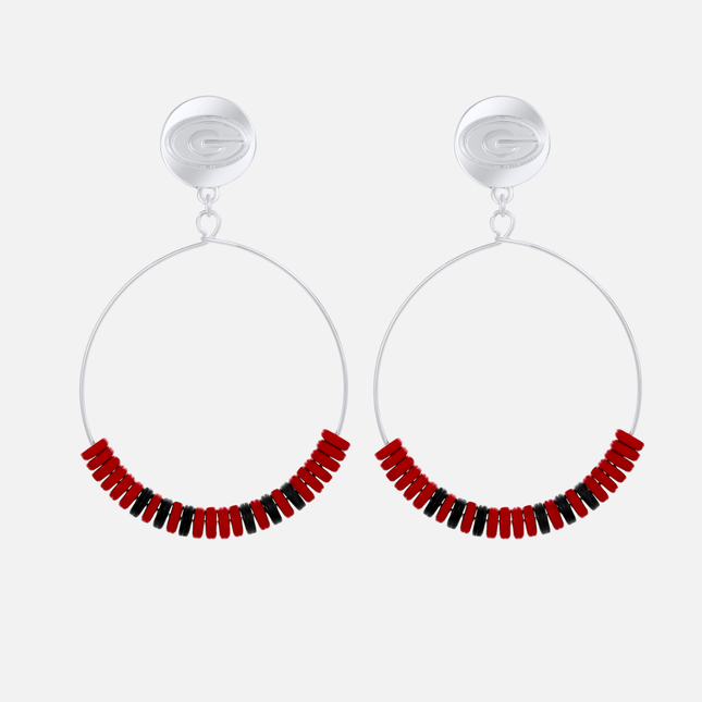 Georgia Bulldogs Mchenry Earrings