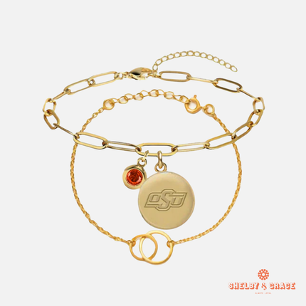 Oklahoma State Cowboys Jacaranda Bracelet Set
