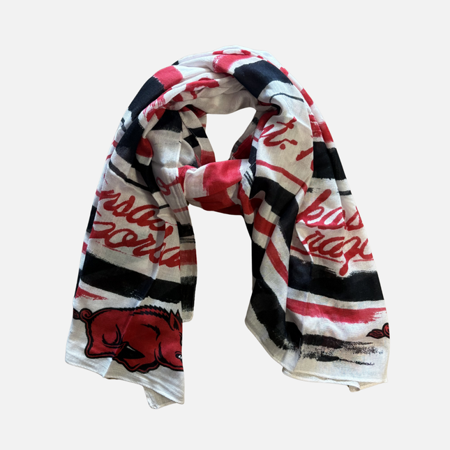 Arkansas Razorbacks Wave Scarf