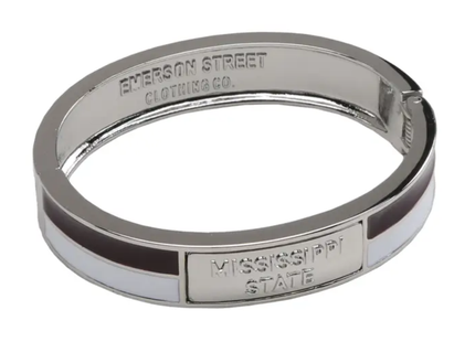 Mississippi State Bulldogs 2 Tone Bangle