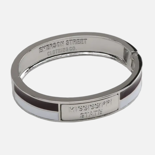 Mississippi State Bulldogs 2 Tone Bangle