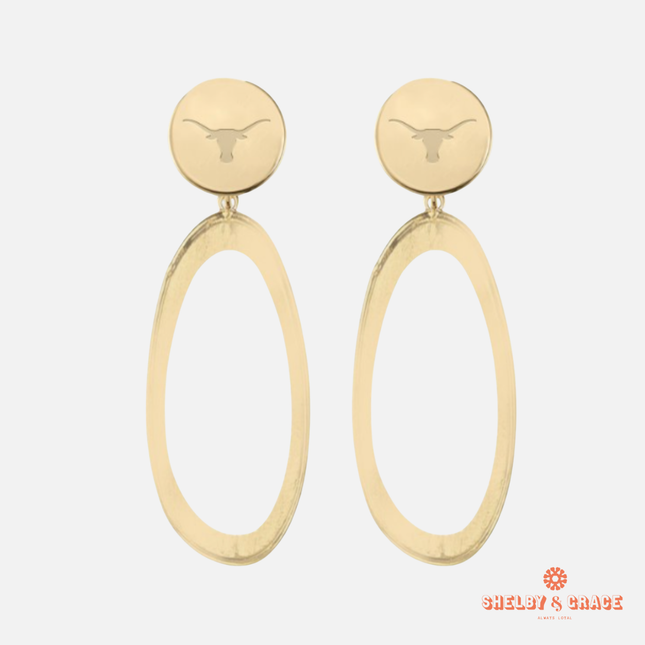Texas Longhorns Millie Earrings