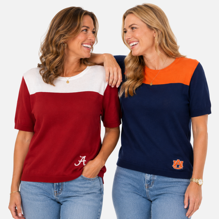 Alabama Crimson Tide Short Sleeve Sweater