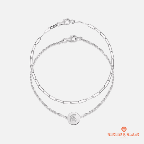 Michigan State Spartans Smokey Bracelet Set