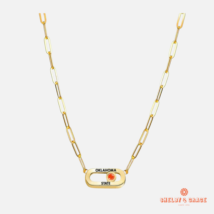 Oklahoma State Cowboys Winterberry Necklace