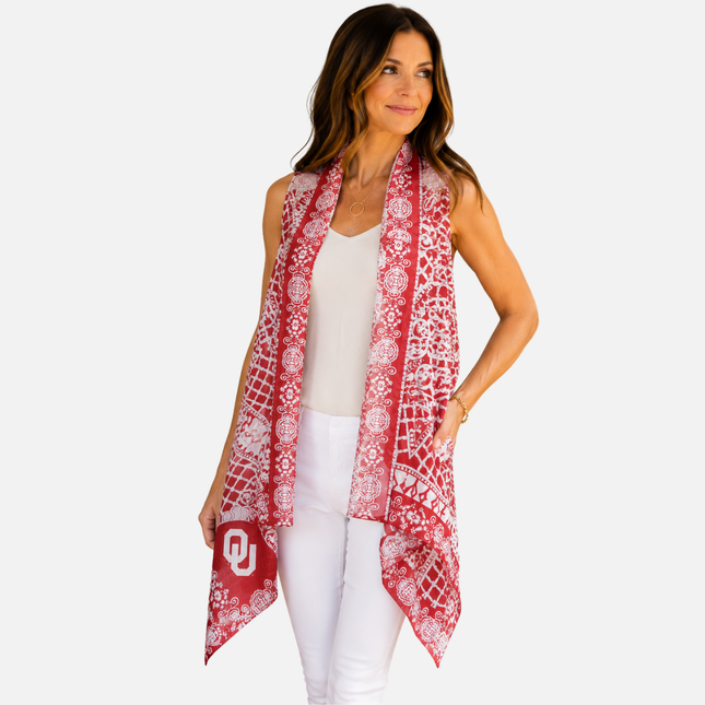 Oklahoma Sooners Sheer Vest