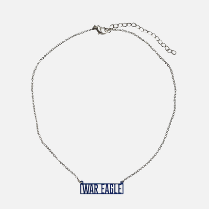 Auburn Tigers Brook Laser Cut Necklace