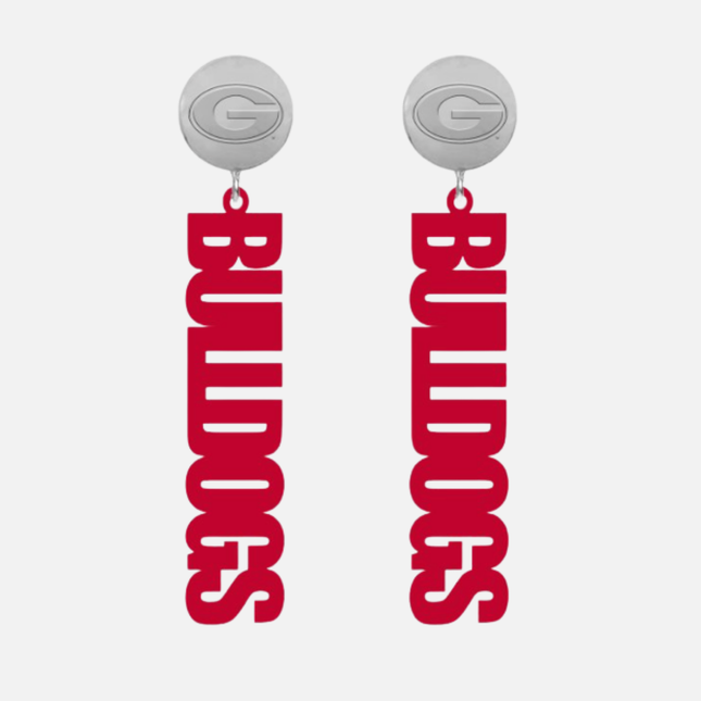 Georgia Bulldogs Wilson Earrings