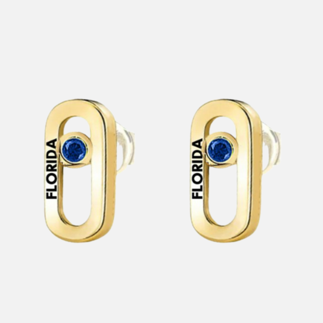 Florida Gators Allium Earrings