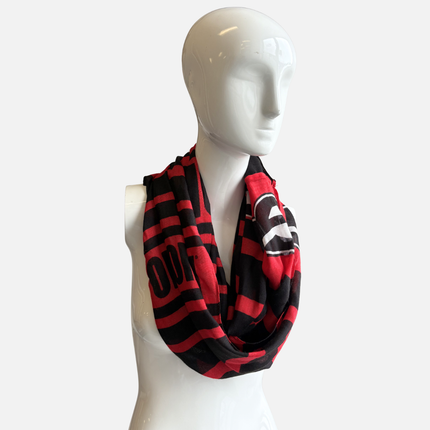 Georgia Bulldogs Sheer Print Infinity Scarf