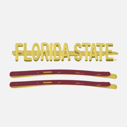 FSU Seminoles Ina 3 Piece Bobby Pin Set