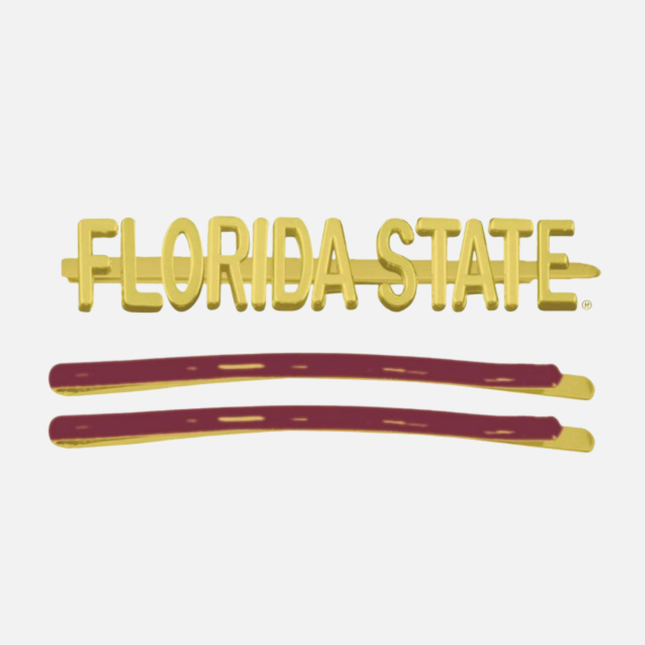 FSU Seminoles Ina 3 Piece Bobby Pin Set