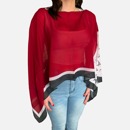 Oklahoma Sooners Peyton Scarf Poncho