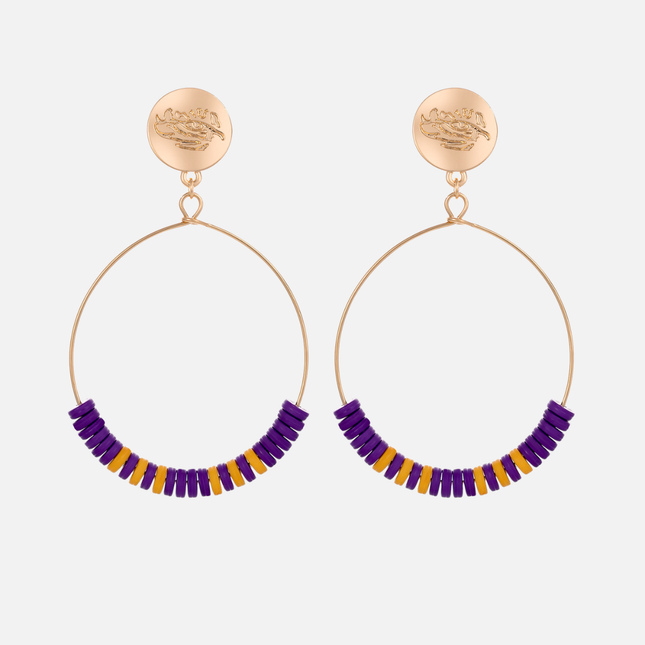LSU Tigers Mchenry Earrings
