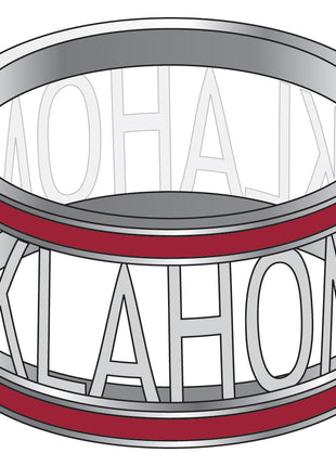 Oklahoma Sooners Hinged Cuff