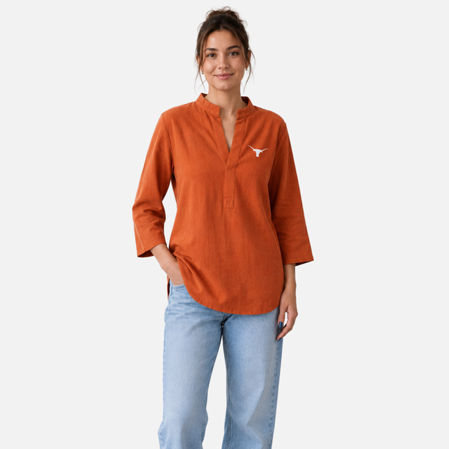 Texas Longhorns Harper Tunic Blouse