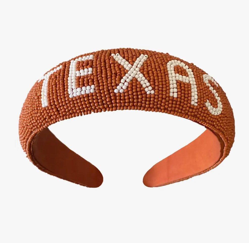 Texas Hand Beaded Headband