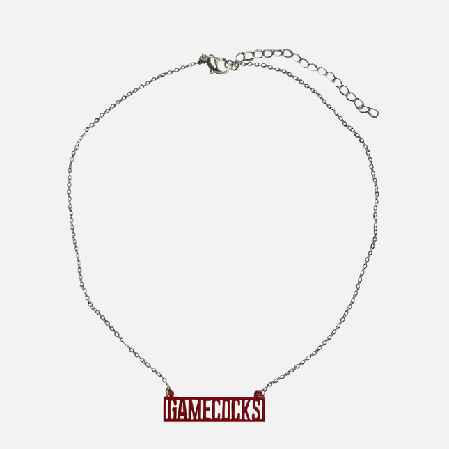 South Carolina Gamecocks Brook Laser Cut Necklace