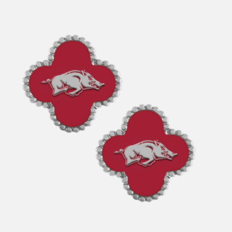 Arkansas Razorbacks Adele Stud Earrings